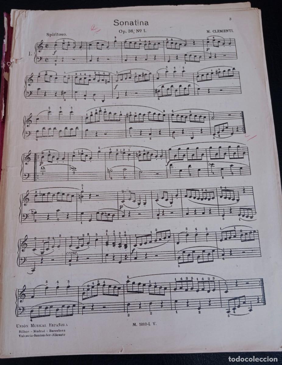 Partituras musicales: PARTITURA - SONATINAS - CLEMENTI - SESENTA Y SIETE P&Aacute;GINAS