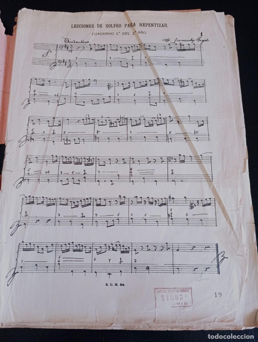 Partituras musicales: PARTITURA - LECCIONES DE SOLFEO - CUADERNO 2&ordm; A&Ntilde;O - VEINTICUATRO P&Aacute;GINAS