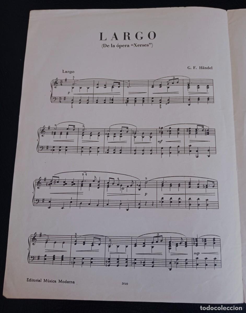 Partituras musicales: PARTITURA - LARGO - &Oacute;PERA XERXES - HANDEL - TRES P&Aacute;GINAS