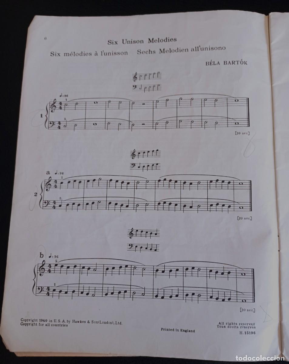 Partituras musicales: PARTITURA - B&Eacute;LA BARTOK - MIKROKOSMOS - BOOSEY & HAWKES - TREINTAIUNA P&Aacute;GINAS