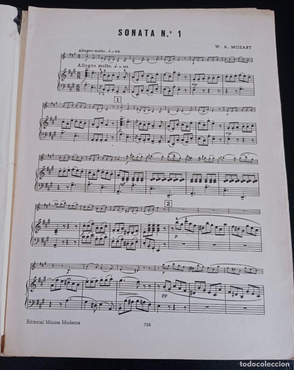 Partituras musicales: PARTITURA - SONATA N&ordm; 1 - W. A . MOZART - QUINCE P&Aacute;GINAS