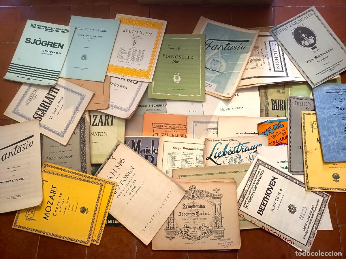 Partituras musicales: GRAN COLECCI&Oacute;N DE PARTITURAS PARA PIANO