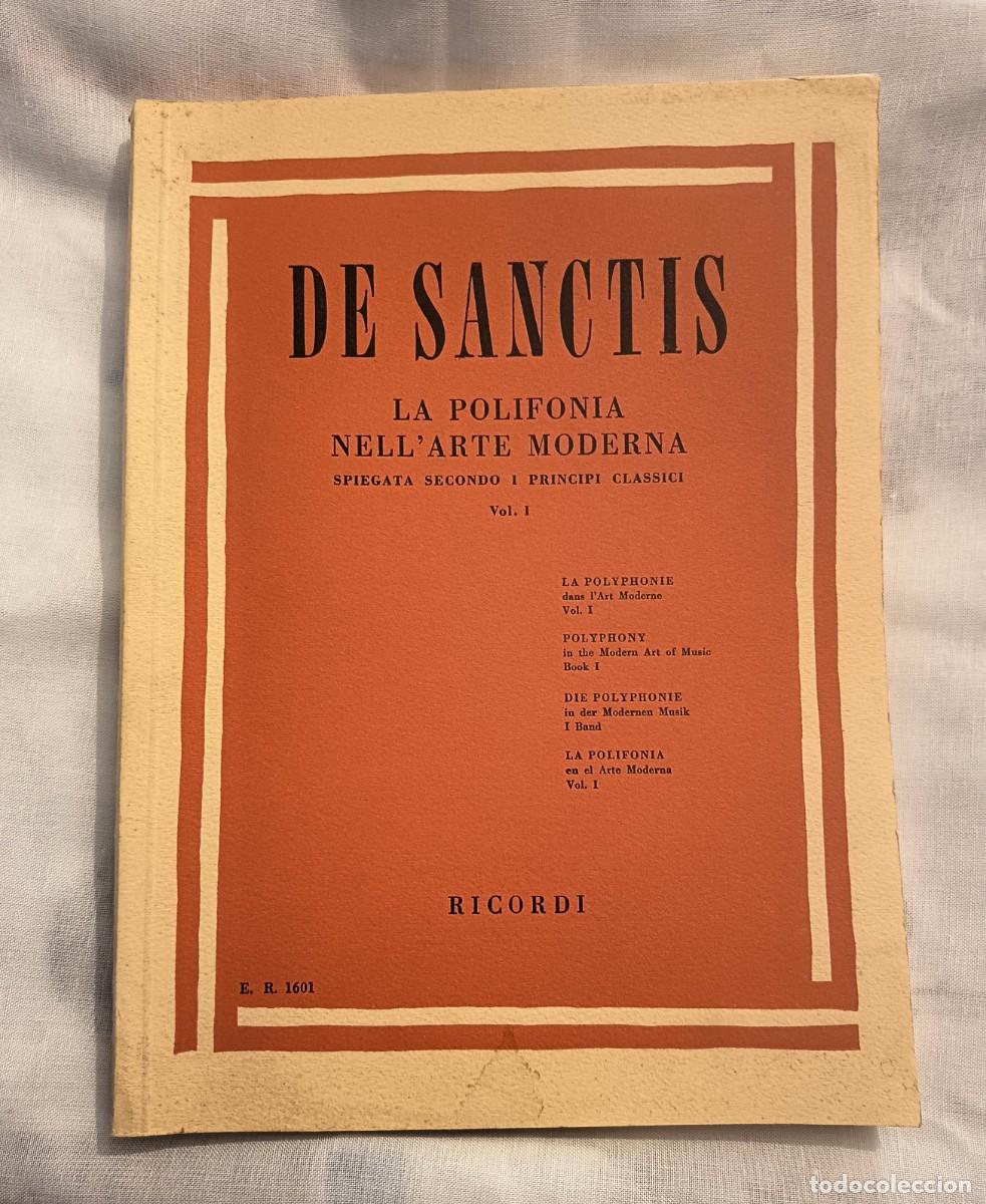 Partituras musicales: Polifonia nell'arte moderna de Cesare De Sanctis, Ricordi