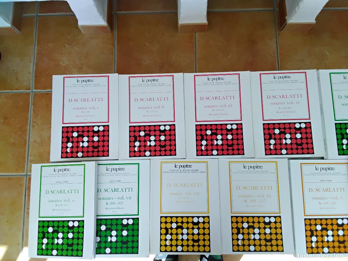 Partituras musicales: Scarlatti Keyboard Sonatas Partituras completo en 11 volumens