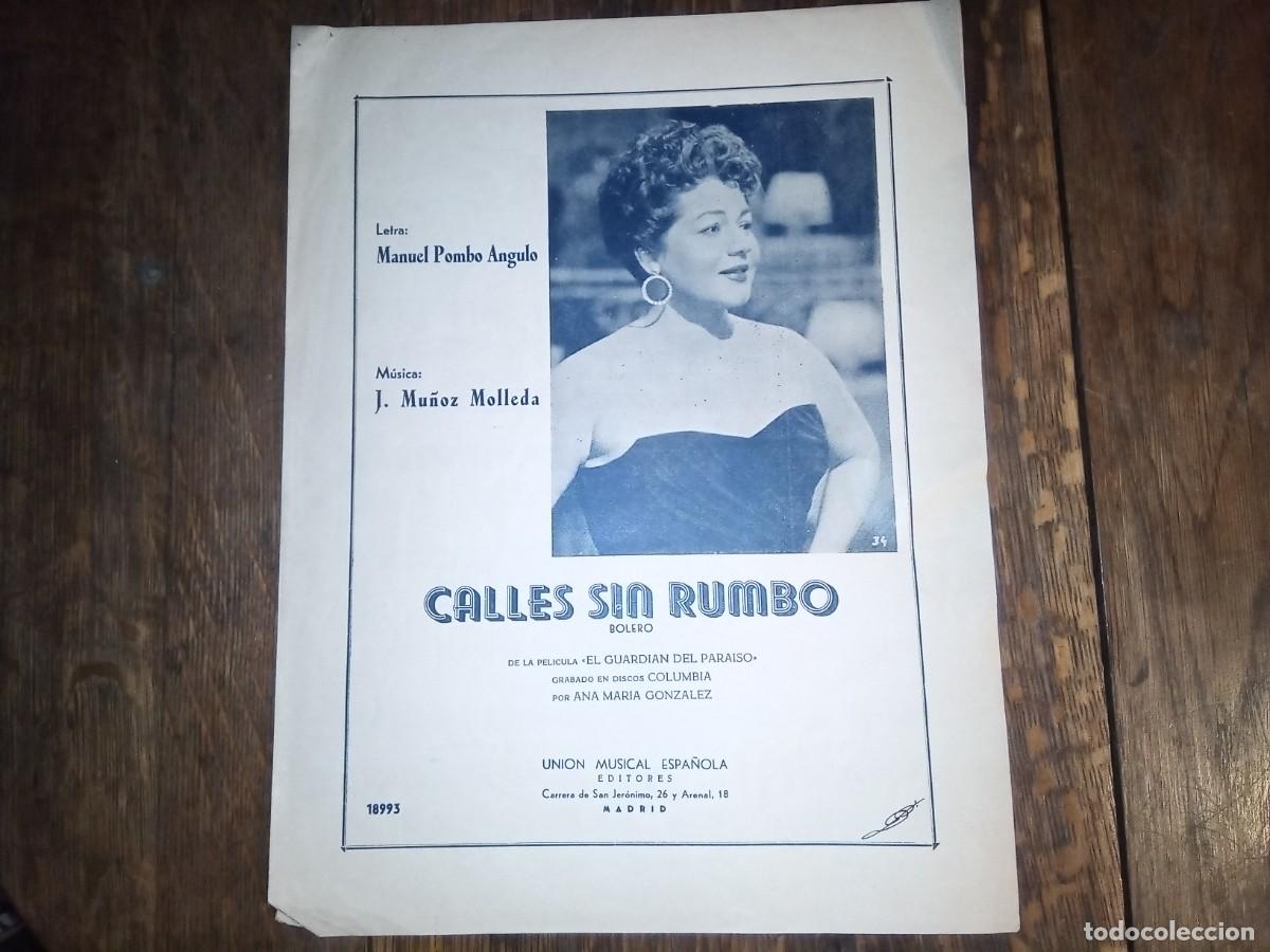 Partituras musicales: Partitura de Mu&ntilde;oz Molleda, Pombo Angulo