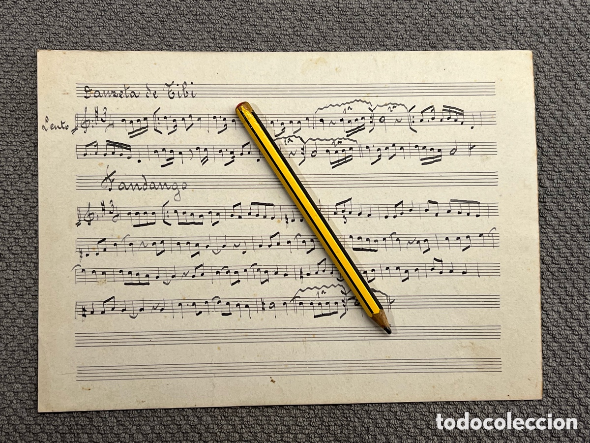 Partituras musicales: DANZETA DE TIBI..; DANZETA DEL PA&Iacute;S..; FANDANGO.. , Partitura Musical &hellip;.
