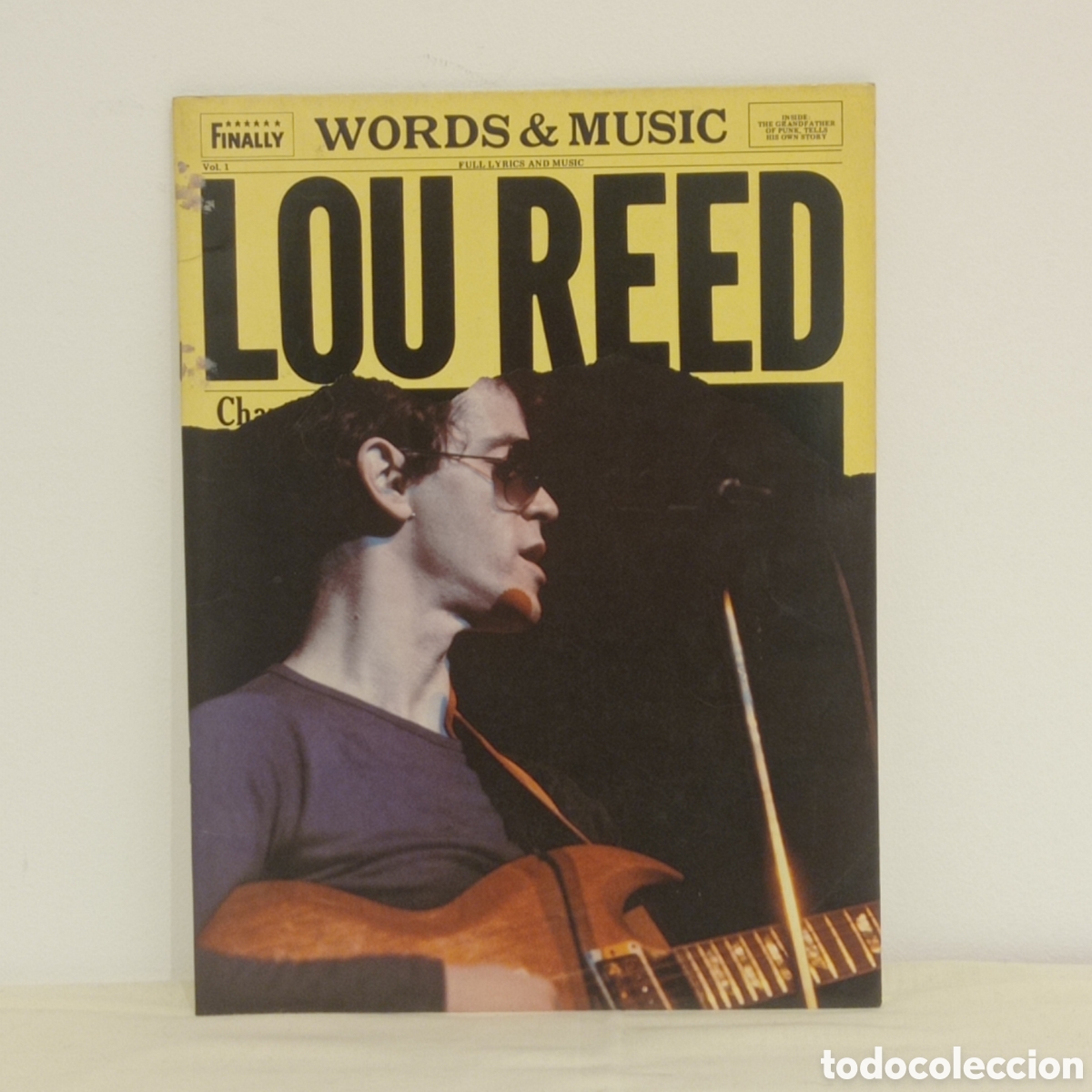 Partituras musicales: LOU REED, WORDS & MUSIC (WISE 1980 LONDON)