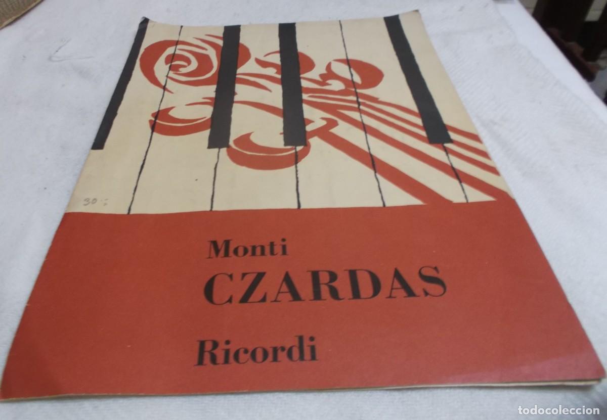 Partituras musicales: partitura antigua CZARDAS para violin y piano Vittorio Monti en italiano