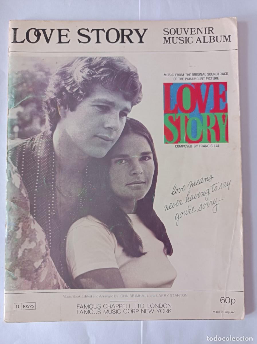 Partituras musicales: CUADERNILLO DE PARTITURAS BANDA SONORA LOVE STORY 1971 SOUVENIR MUSICAL &Aacute;LBUM