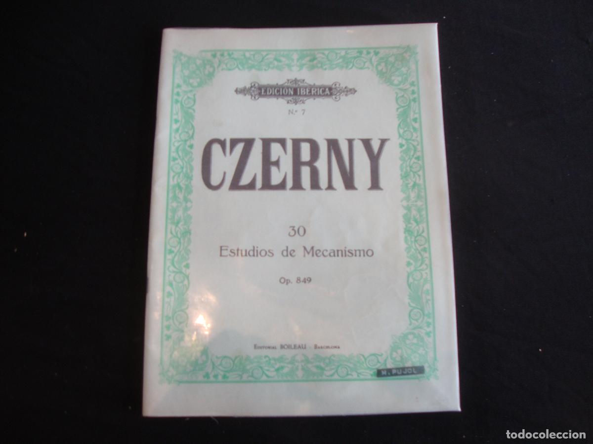 Partituras musicales: PARTITURA EDICION IBERICA CZERNY 30 ESTUDIOS DE MECANISMO