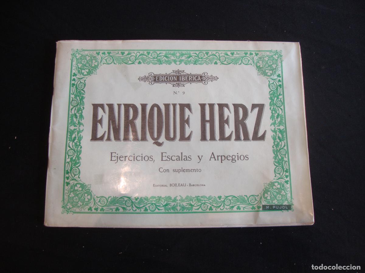Partituras musicales: PARTITURA EDICION IBERICA ENRIQUE HERZ EJERCICIOS ESCALAS Y ARPEGIOS