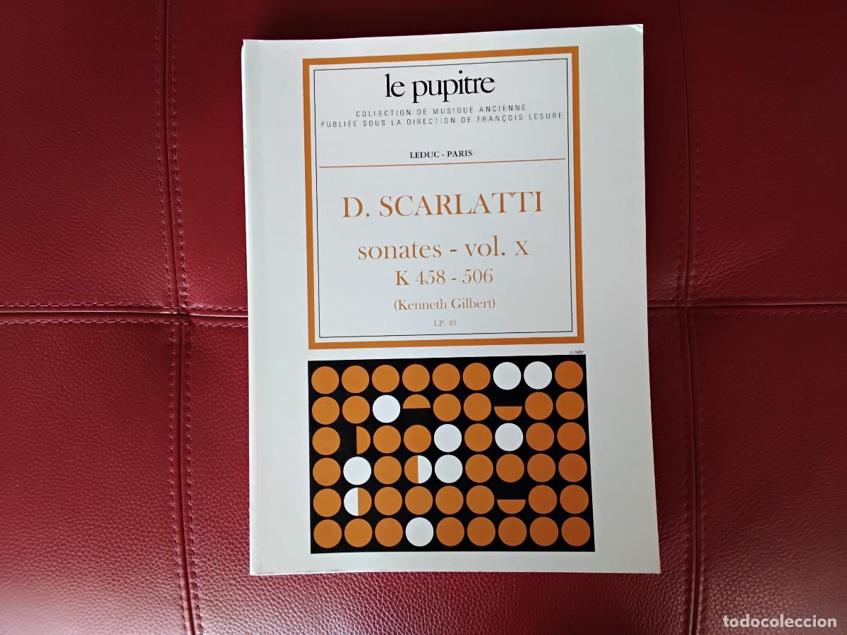 Partituras musicales: Partitura de Scarlatti Sonatas Vol X K 458 to 506 Ed. Kenneth Gilbert