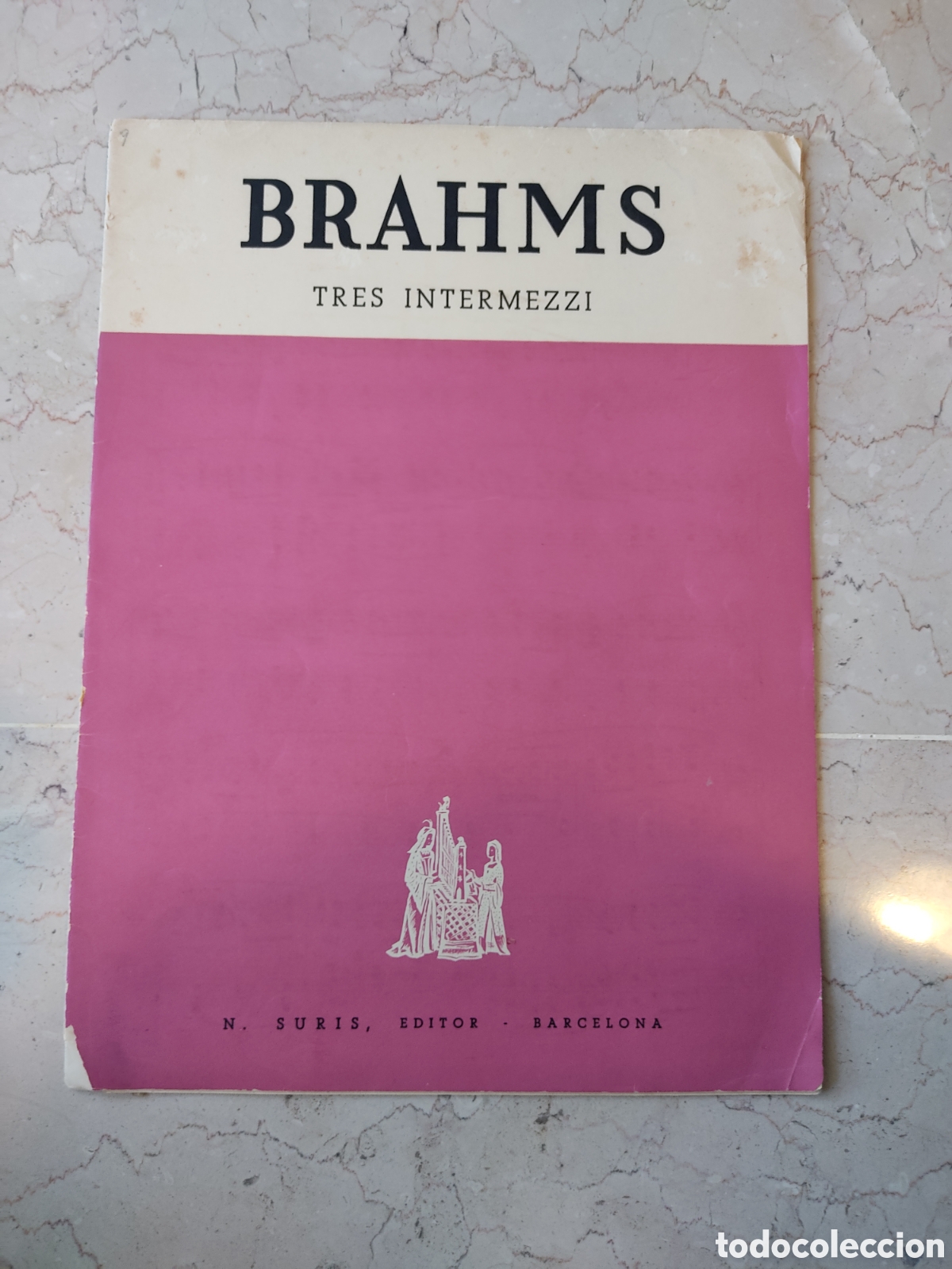 Partituras musicales: BRAHMS TRES INTERMEZZI PARTITURA