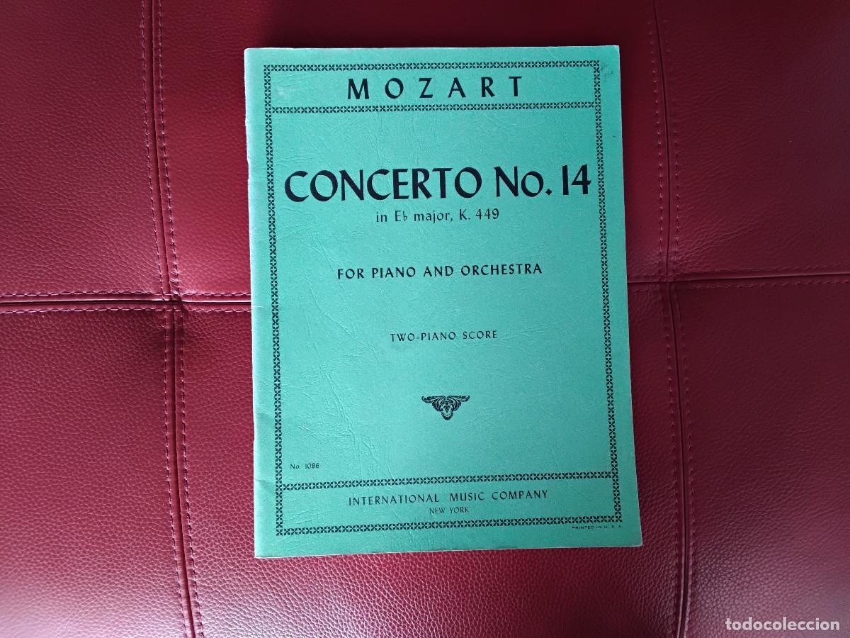 Partitions Musicales: Partitura de Mozart Concerto no. 14 K449 Piano y 2nd Piano