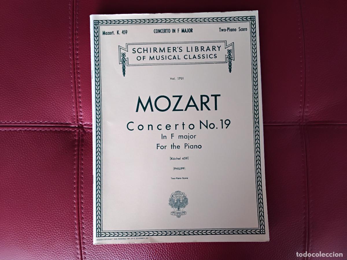 Partitions Musicales: Partitura de Mozart Piano Concerto no. 19 K459 Piano y 2nd Piano