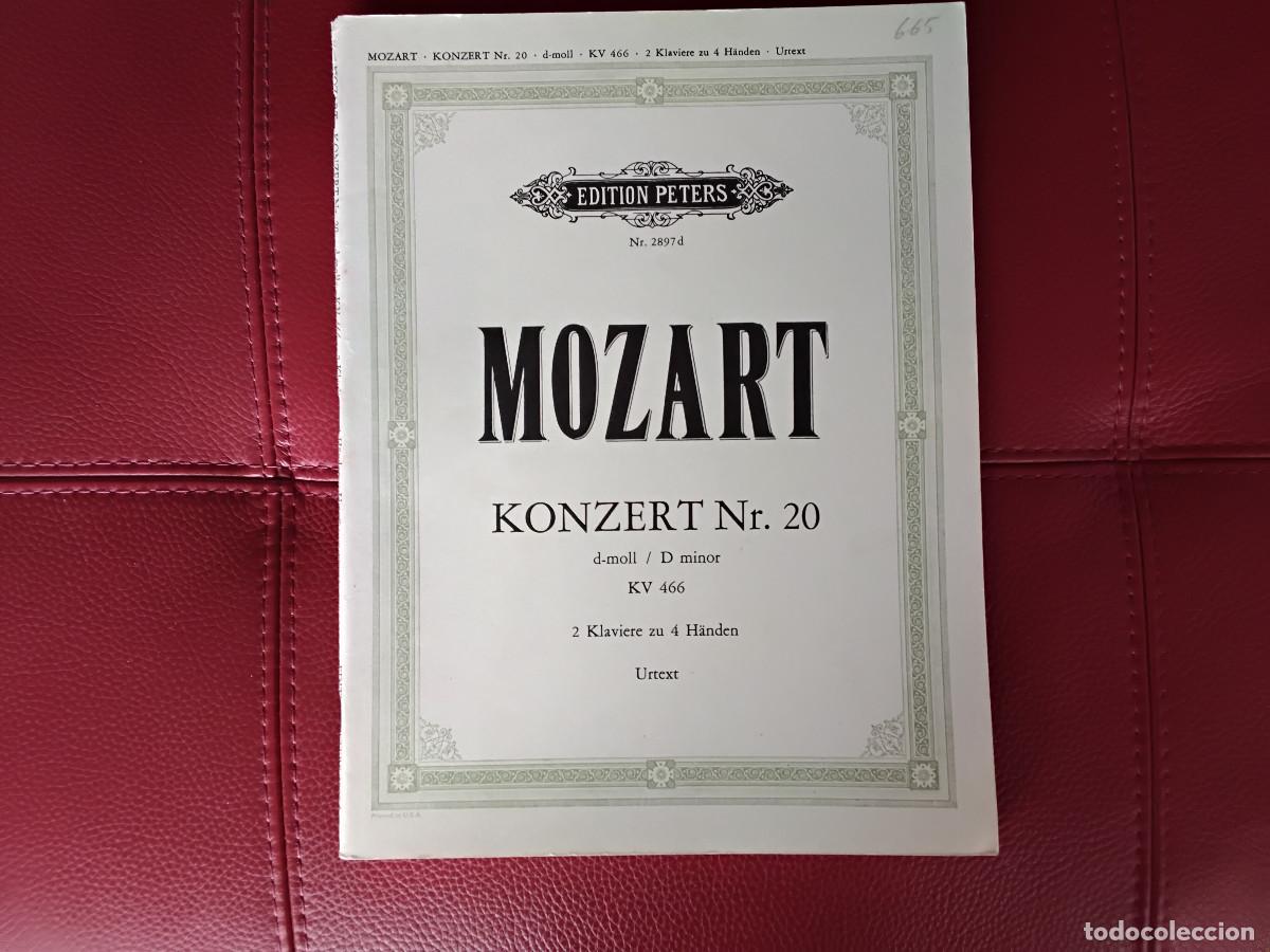 Partitions Musicales: Partitura de Mozart Piano Concerto no. 20 K466 Piano y 2nd Piano