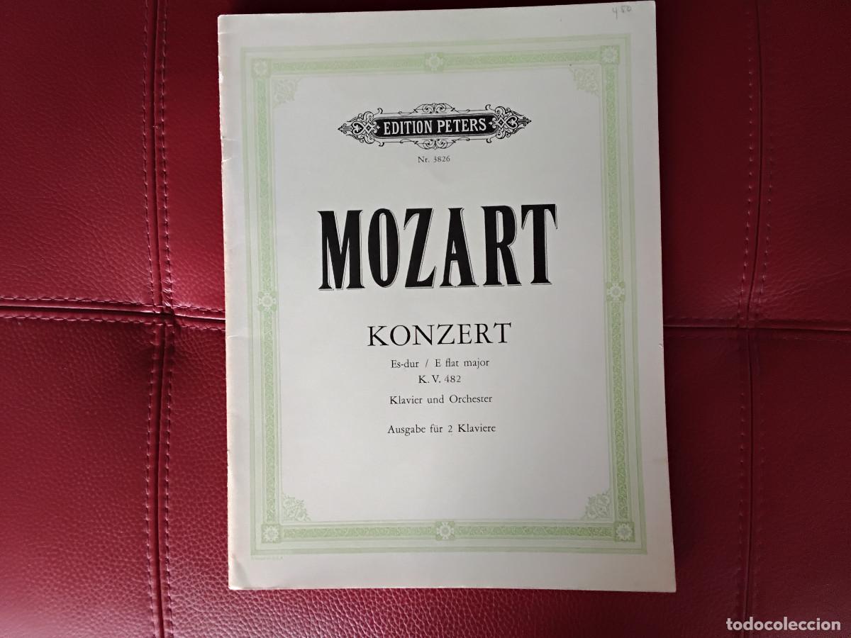 Partiture musicali: Partitura de Mozart Piano Concerto no. 22 K482 Piano y 2nd Piano