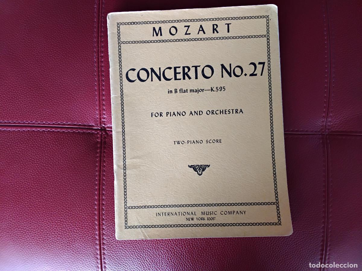 Partitions Musicales: Partitura de Mozart Piano Concerto no. 27 K595 Piano y 2nd Piano