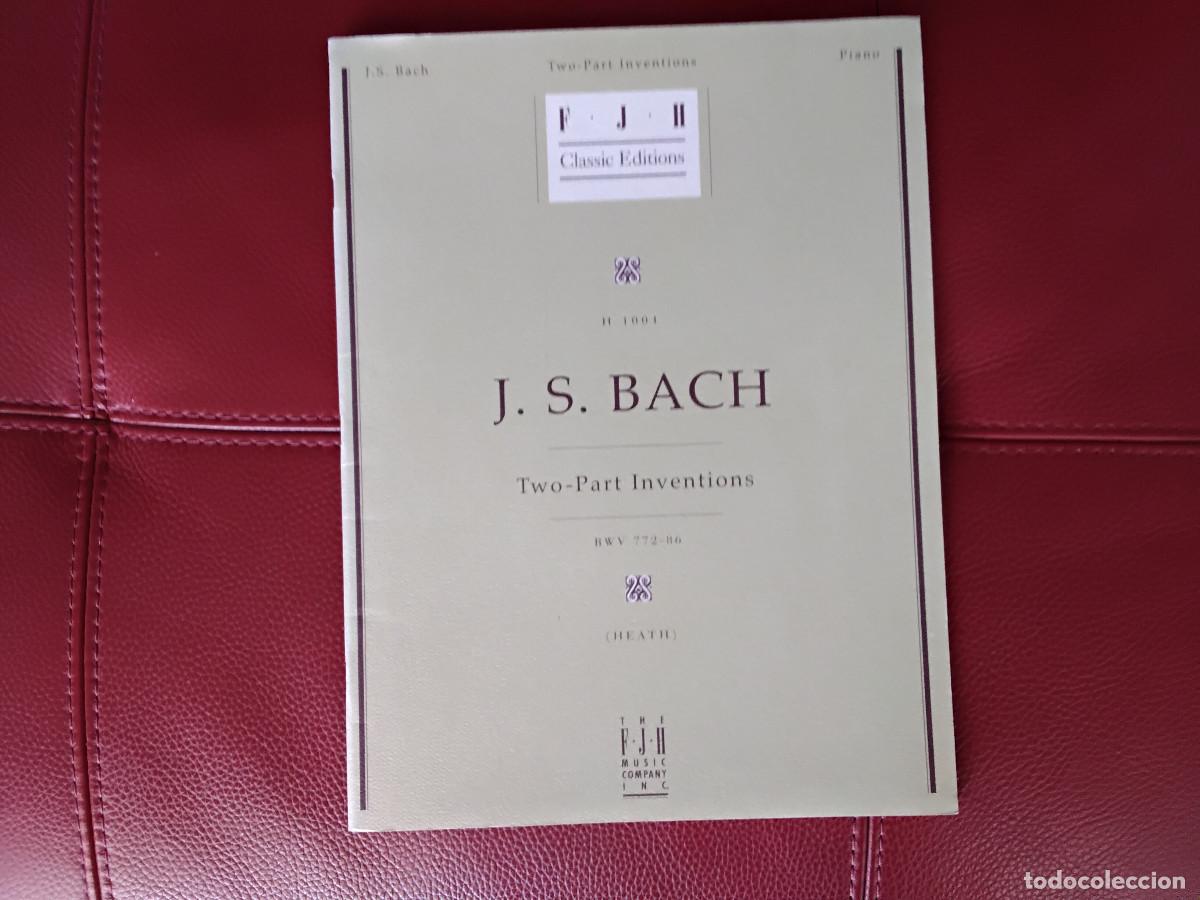 Partituras musicales: Partitura de J. S. Bach Two Part Inventions