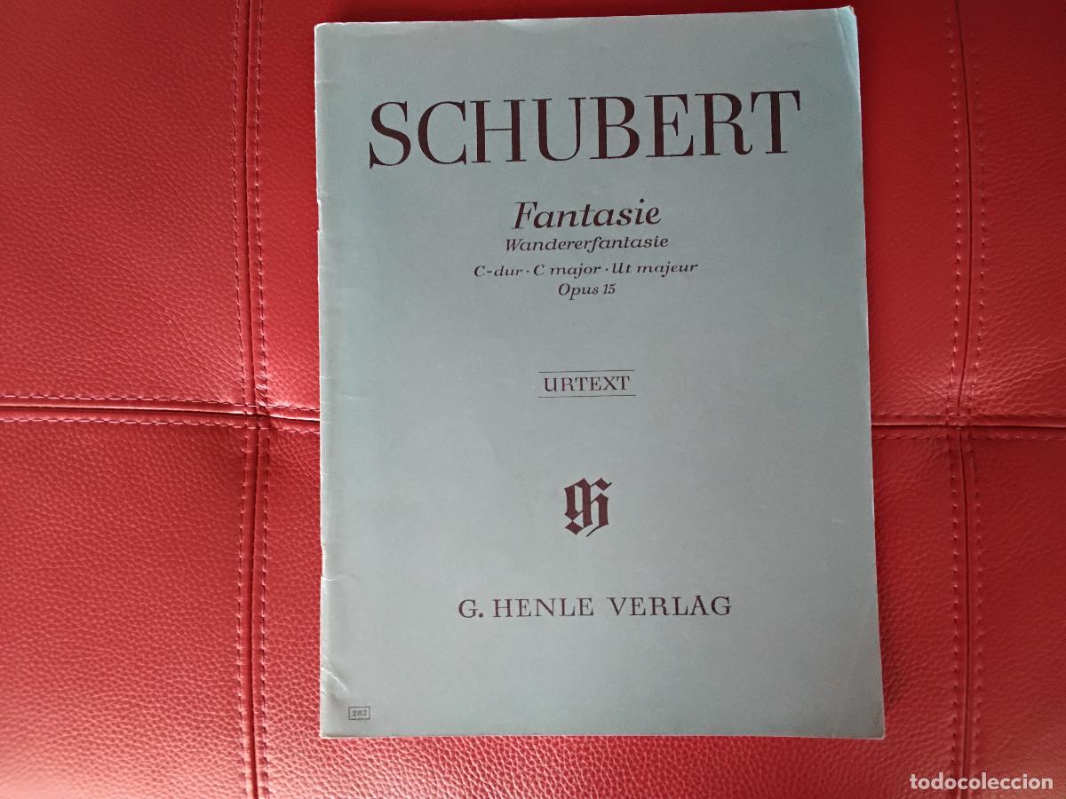 Partituras musicales: Partitura de Schubert Wanderer Fantasie Henle Ed.