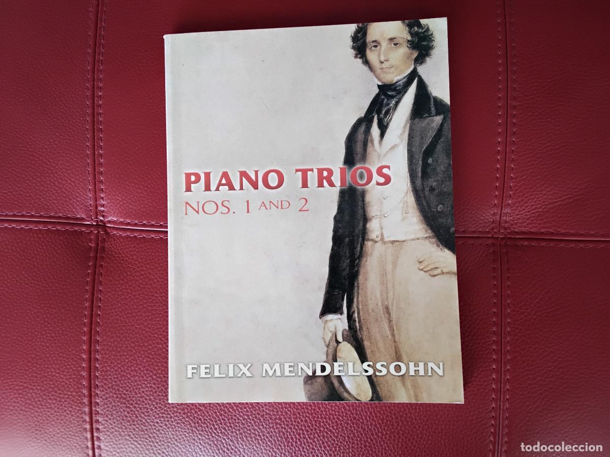 Partituras musicales: Partitura de Mendelssohn Piano Trios 1 and 2 Dover Ed.