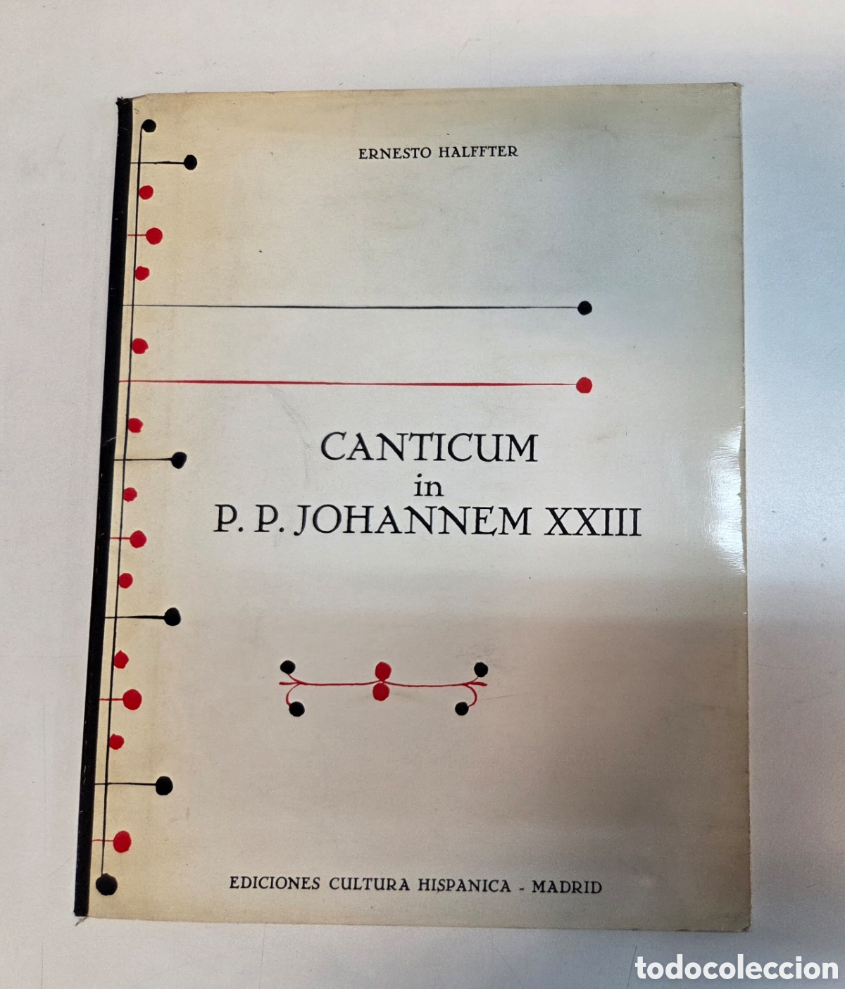Partituras musicales: Ernesto Halffter. Canticum in P. P. Johannem XXIII