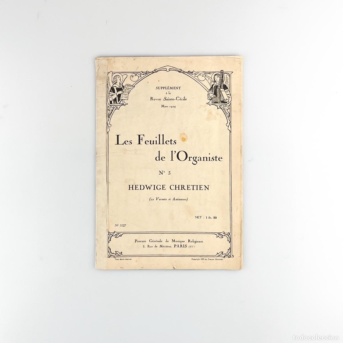 Partituras musicales: Les Fleurs de L'organiste par J. Franck.
