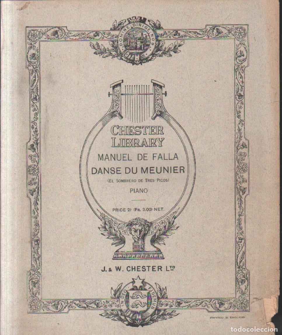 Partituras musicales: DANSE DU MEUNIER. DE FALLA, MANUEL. A-PARTI-213