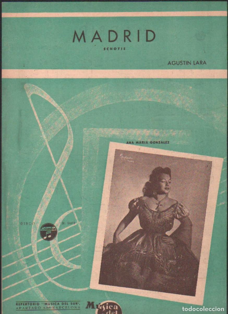 Partituras musicales: MADRID, SCHOTIS. MUSICA DEL SUR. LARA, AGUST&Iacute;N. A-PARTI-226