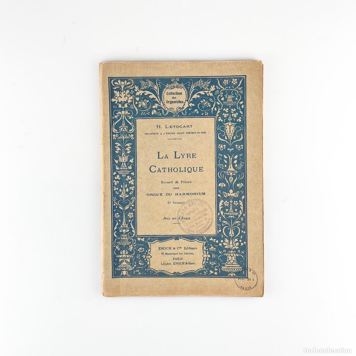 Partituren: Partituras La Lyre Catholique. H. Letocart, Paris. Vol. 1