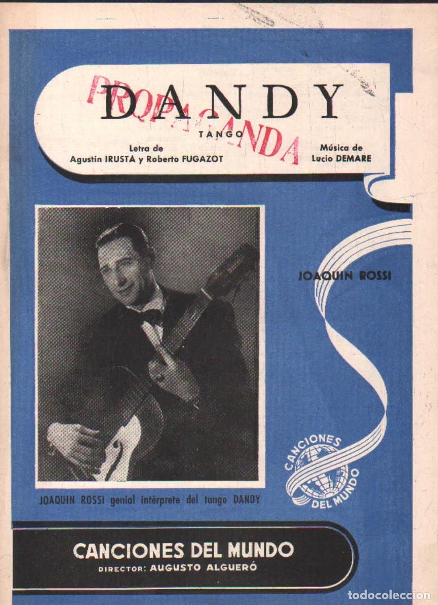Partituras musicales: DANDY. ROSSI, JOAQUIN. A-PARTI-259