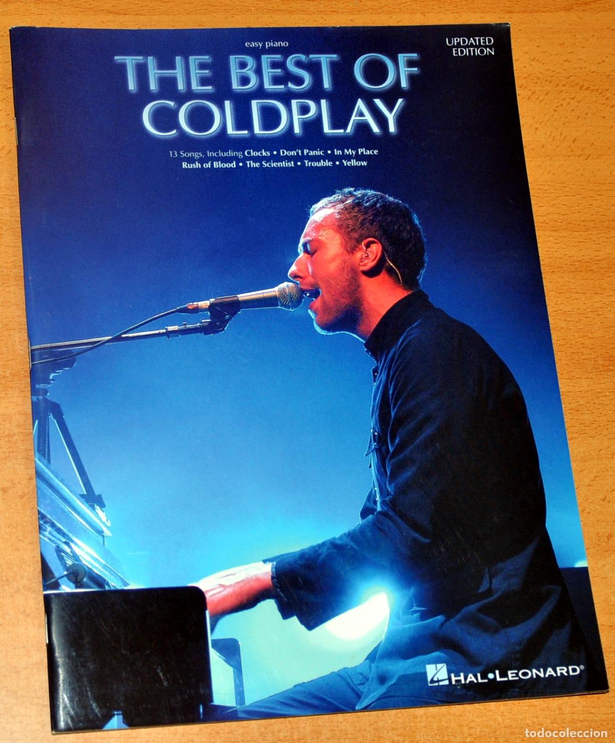 Partituras musicales: CUADERNO DE PARTITURAS - THE BEST OF COLDPLAY - 13 TEMAS - ED. HAL LEONARD - A&Ntilde;O 2005.