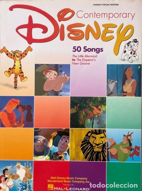 Partituras musicales: Libro de partituras Contemporary Disney 50 Songs Hal Leonard Piano Vocal Guitar