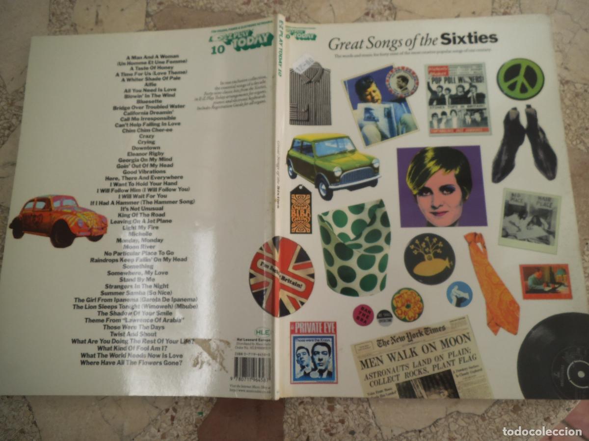 Partituras musicales: partituras ,ez play today 10, great songsof the sixties, 128 paginas