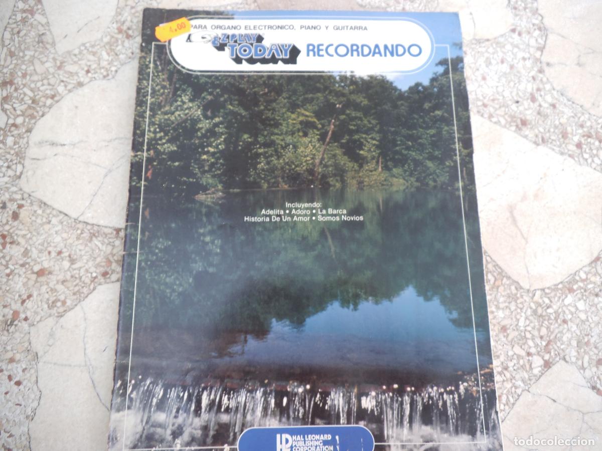 Partituras musicales: partituras, ez play today, recordando,48 paginas