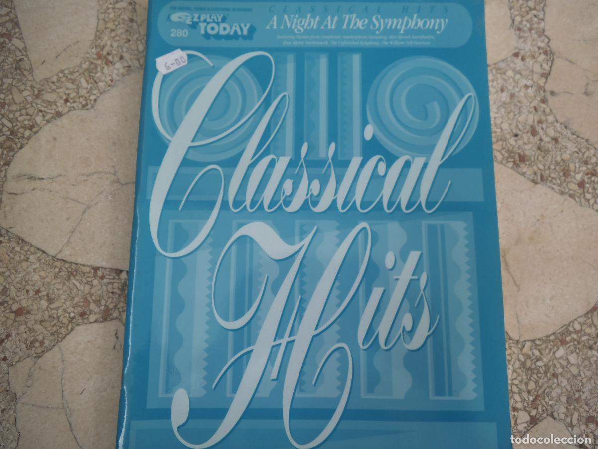 Partitions Musicales: partituras, ez play today n&ordm; 280, classical hits, a night at the symphony, 72 paginas
