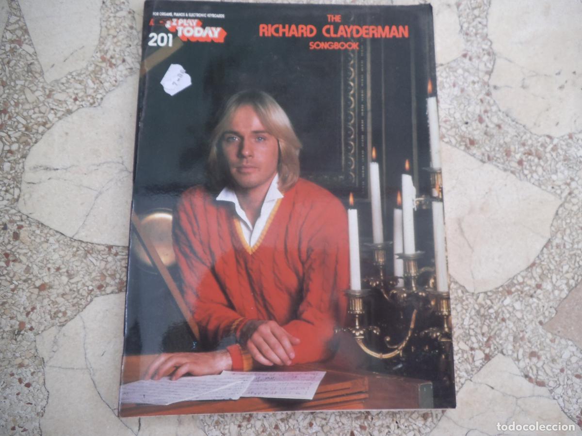 Partituras musicales: partituras, ez play today n&ordm; 201, the richard clayderman songbook, 32 paginas
