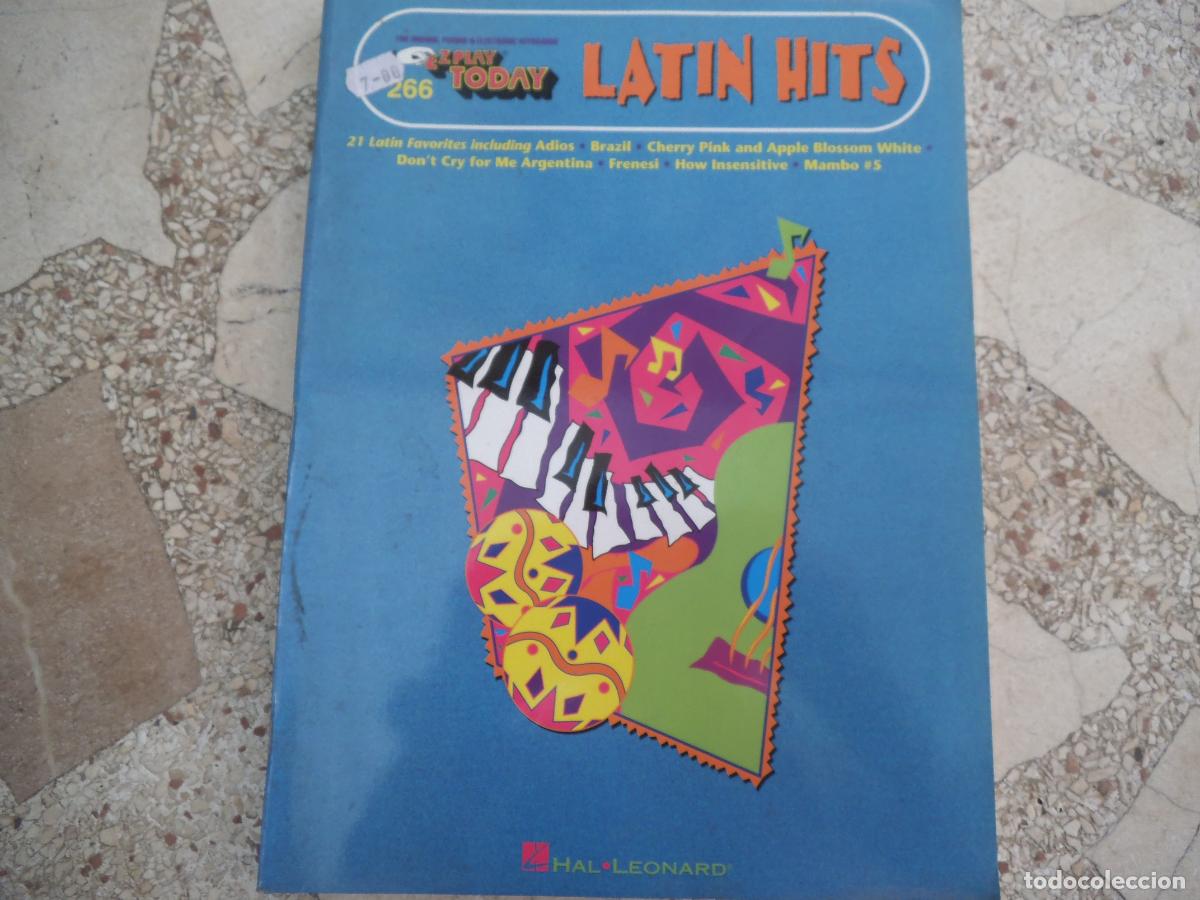Partituras musicales: partituras, ez play today n&ordm; 266, latin hits, 21 hits, 64 paginas
