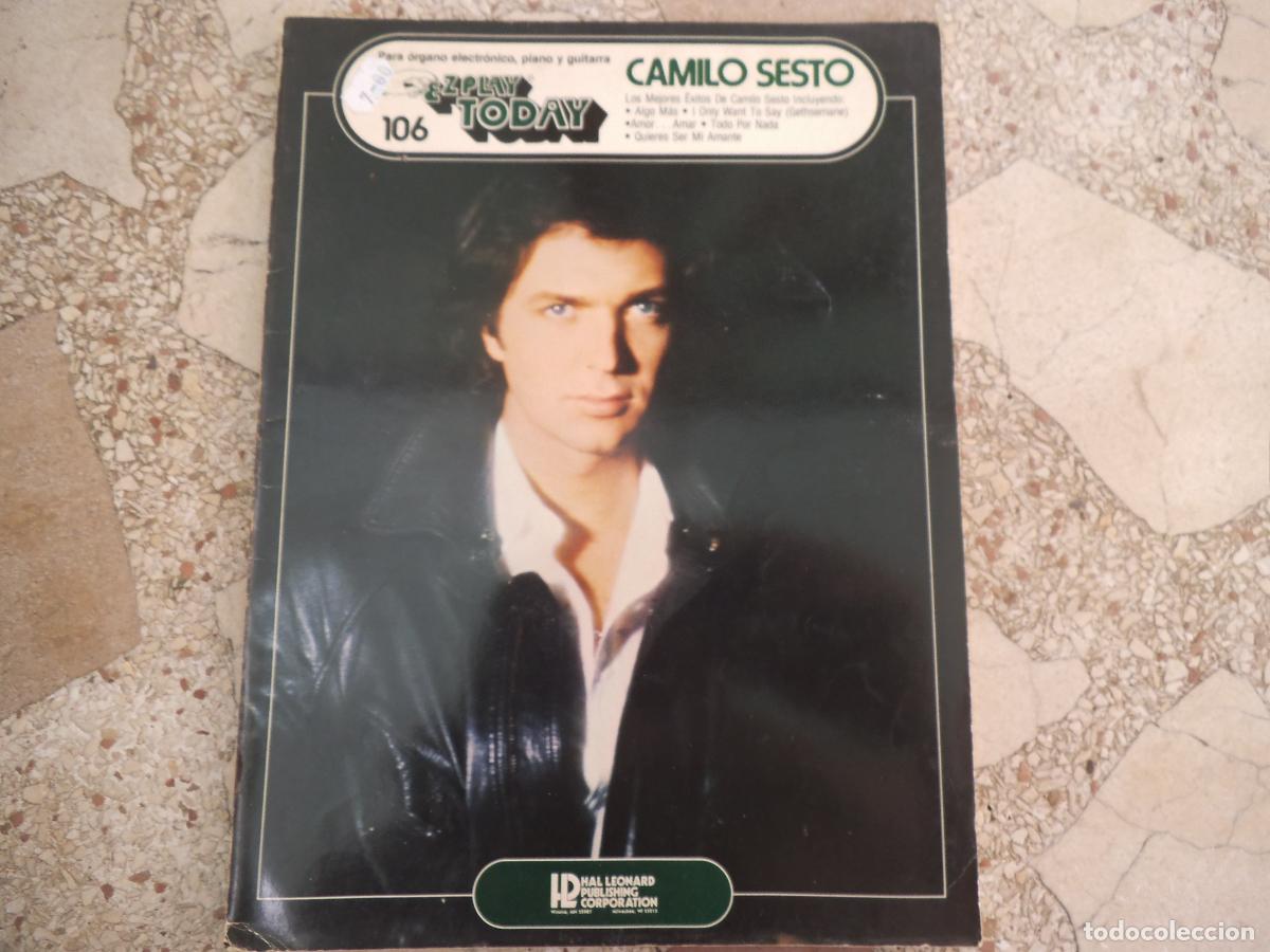 Partituras musicales: partituras, ez play today n&ordm; 106, camilo sesto, los mejores exitos , 48 paginas