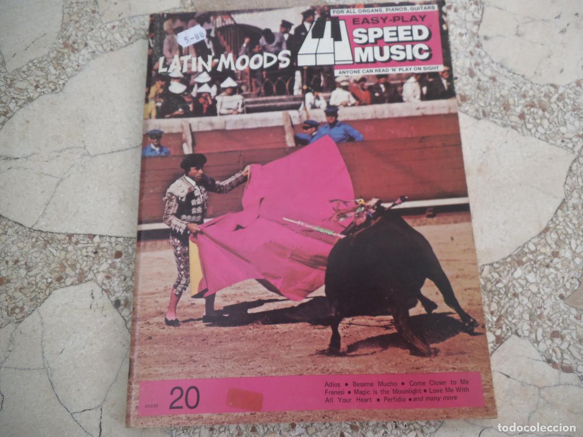 Partituras musicales: partituras, easy-play speed music n&ordm; 20, latin- moods, 48 paginas