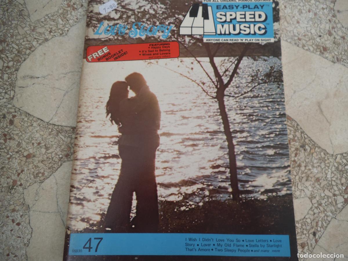 Partituren: partituras, easy-play speed music n&ordm; 47, love story, ,56 paginas