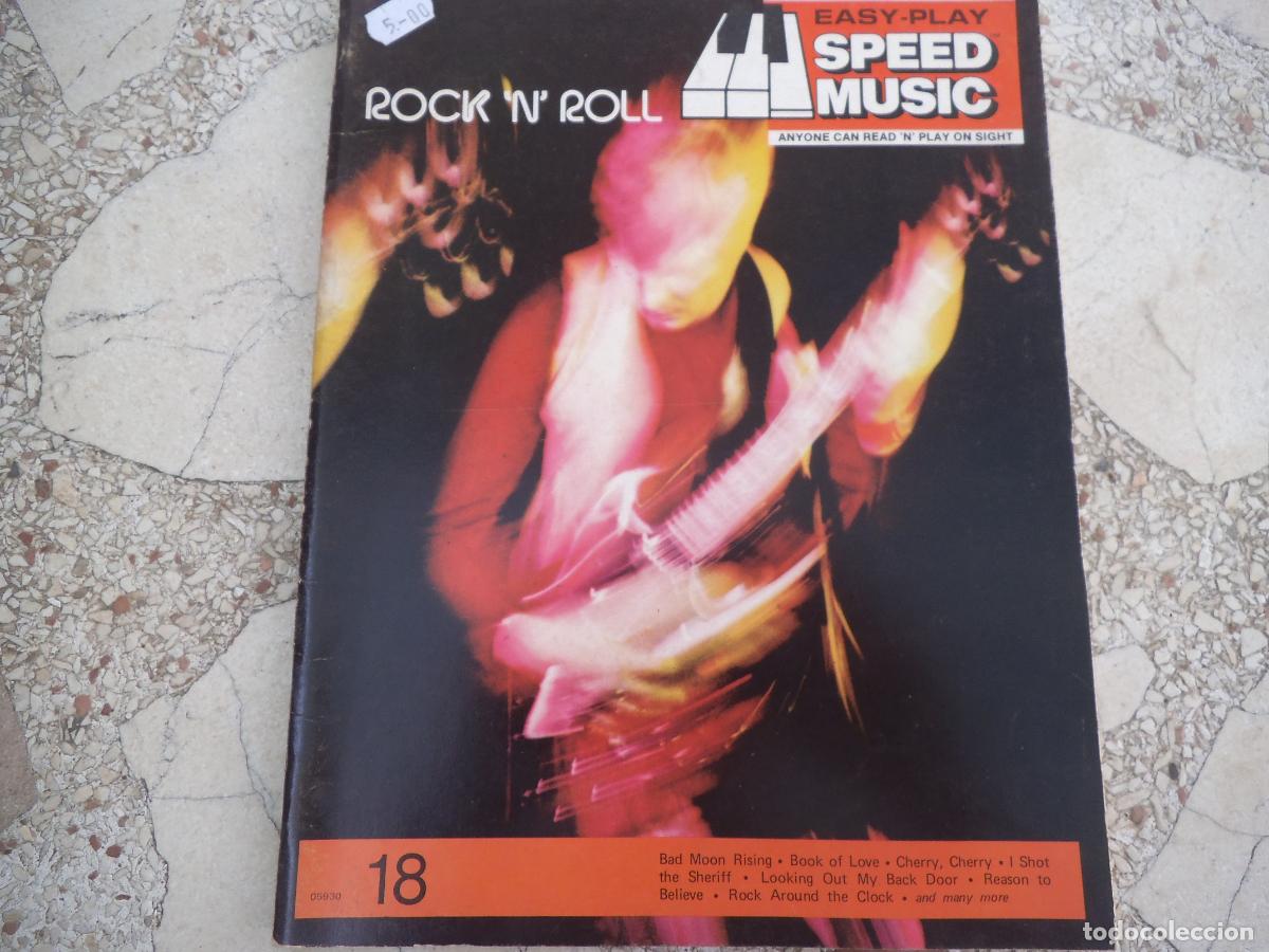 Partituras musicales: partituras, easy-play speed music n&ordm; 18, rock n'roll ,56 paginas