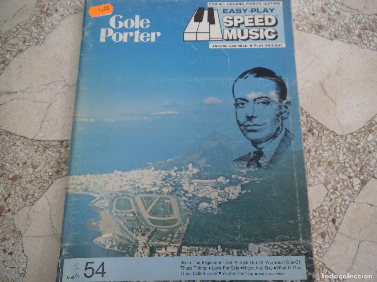 Partituras musicales: partituras, easy-play speed music n&ordm; 54, gole porter ,48 paginas