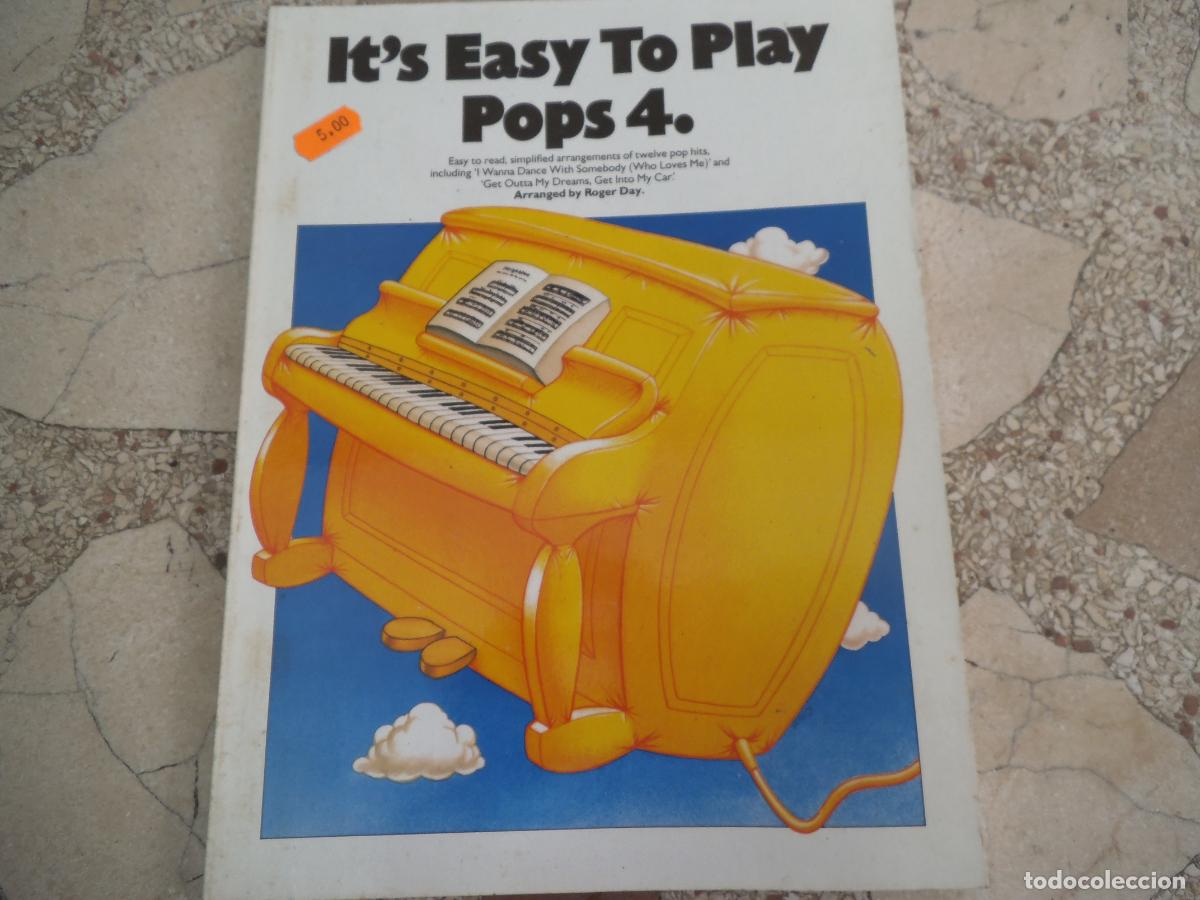 Partituras musicales: partitura, it's easy to play pops 4. wise publications 48 paginas