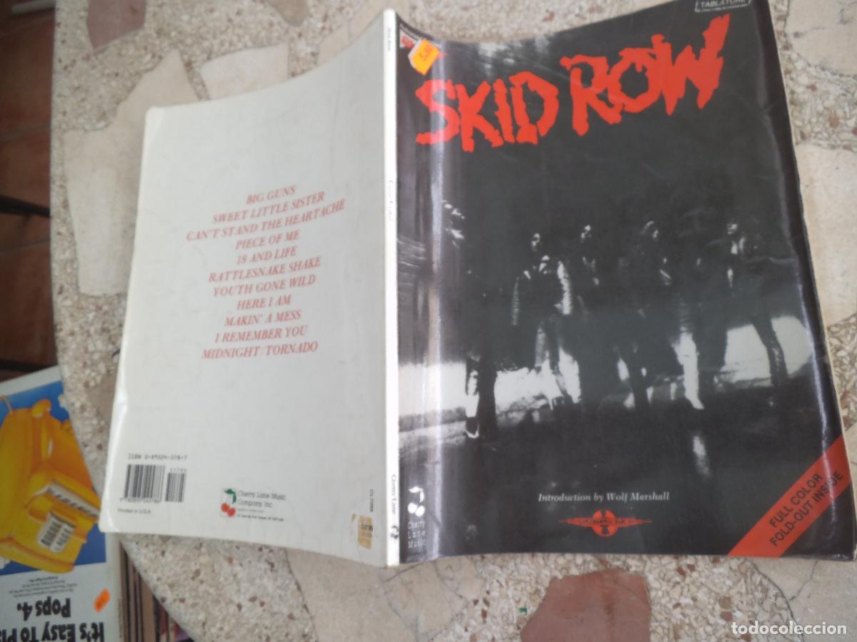 Partituras musicales: partitura, guitar, skid row, cherry lane music conpany inc, 96 paginas