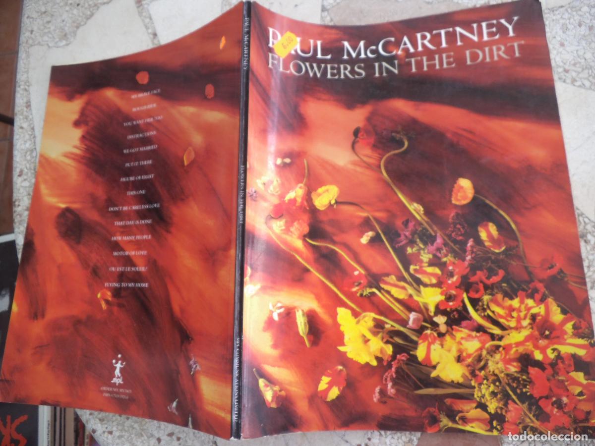 Partituras musicales: partitura, paul mccartney, flowers in the dirt, mpl communications limited 88 paginas