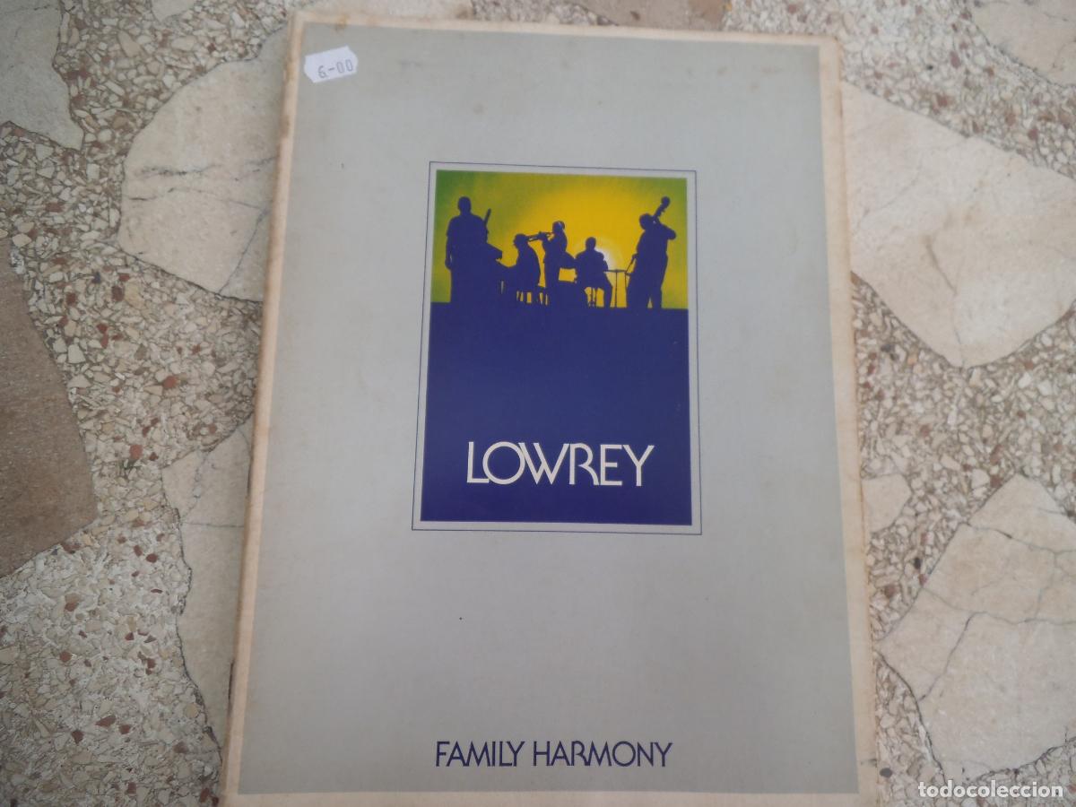 Partituras musicales: partitura, lowrey, family harmony, hal leonard, 40 paginas