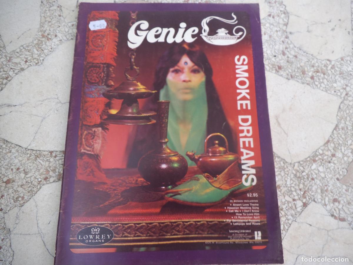 Partituras musicales: partitura, lowrey organs, genie smoke dreams, 48 paginas