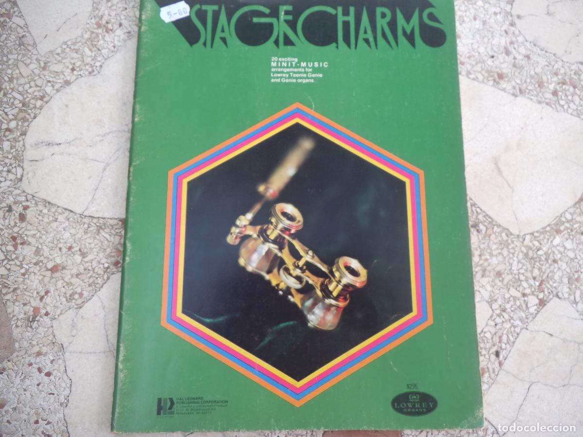 Partituras musicales: partitura,stagecharms, 20 hits ,the lowrey mint-music sonc book series, 44 paginas