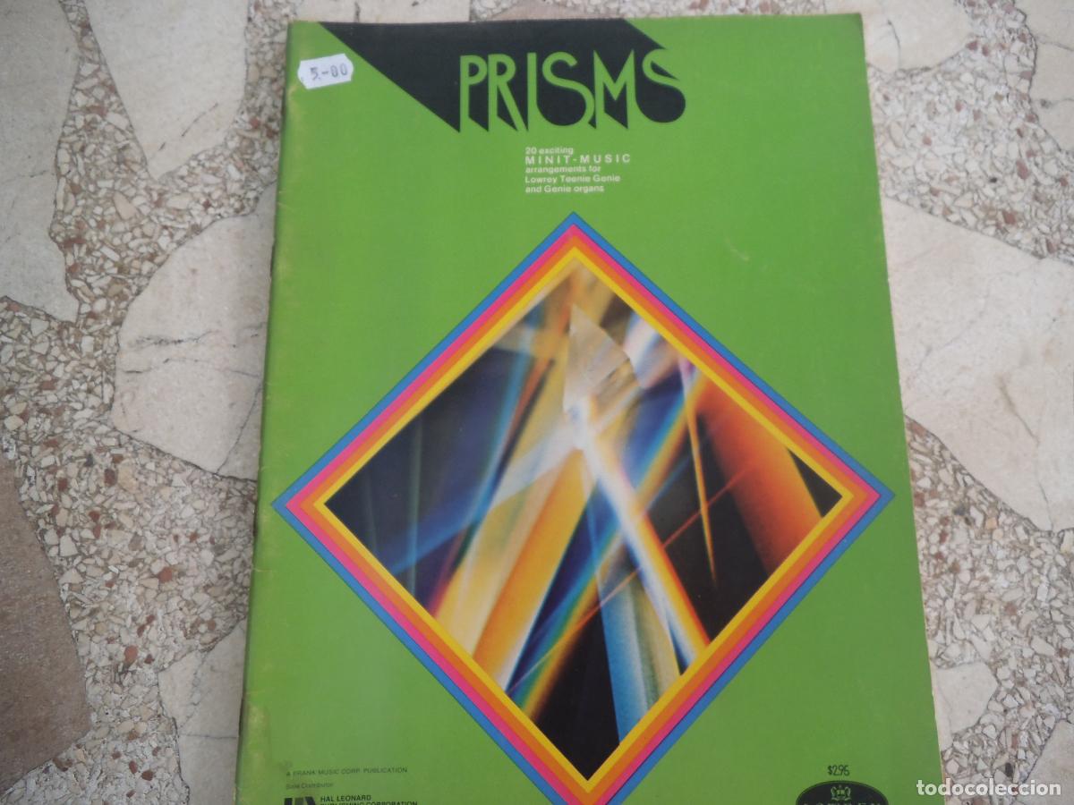 Partituras musicales: partitura, prisms, 20 hits ,the lowrey mint-music sonc book series, 44 paginas